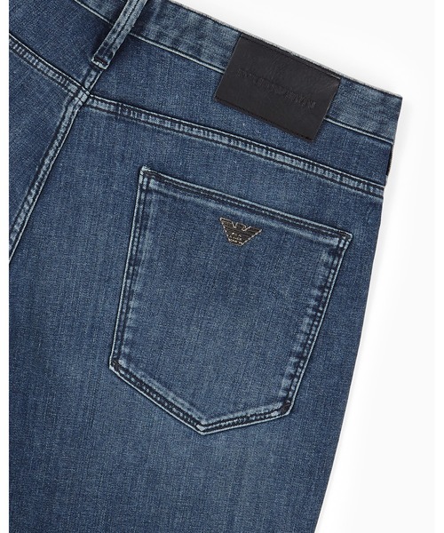 EMPORIO ARMANI（エンポリオアルマーニ）の「【エンポリオ アルマーニ】スリムフィットジーンズ J06 コンフォートツイルデニム9.5オンス（デニムパンツ・メンズ・インディゴブルー/ダークインディゴブルー・27/28/29inch/30inch/31inch/32inch/33inch/34inch/36）」の12枚目の写真
