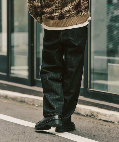 417 EDIFICE（フォーワンセブンエディフィス）の「LE JAPON ATELIER 3D デニムパンツ（デニムパンツ・メンズ・アイボリー/ブラック/ブルー系その他・SMALL/MEDIUM/LARGE）」の9枚目の写真