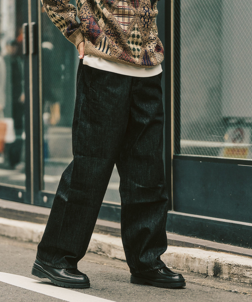 417 EDIFICE（フォーワンセブンエディフィス）の「LE JAPON ATELIER 3D デニムパンツ（デニムパンツ・メンズ・アイボリー/ブラック/ブルー系その他・SMALL/MEDIUM/LARGE）」の10枚目の写真