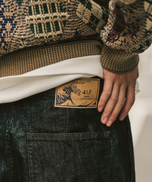 417 EDIFICE（フォーワンセブンエディフィス）の「LE JAPON ATELIER 3D デニムパンツ（デニムパンツ・メンズ・アイボリー/ブラック/ブルー系その他・SMALL/MEDIUM/LARGE）」の11枚目の写真