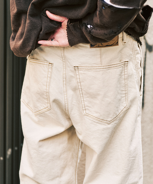 417 EDIFICE（フォーワンセブンエディフィス）の「LE JAPON ATELIER 3D デニムパンツ（デニムパンツ・メンズ・アイボリー/ブラック/ブルー系その他・SMALL/MEDIUM/LARGE）」の18枚目の写真