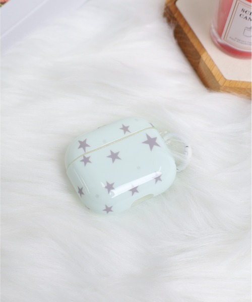 Vini(ヴィニ)の「ウィッシュコア星柄ケース AirPods/AirPods Pro対応(ヘッドフォン/イヤホン・レディース・イエロー/ピンク/ブルー・A/B/C/D)」の1枚目の写真