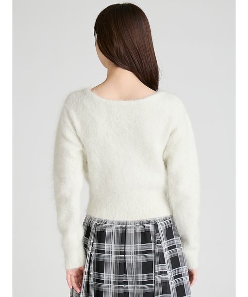 CELFORD（セルフォード）の「ツイストニットプルオーバー（ニット/セーター・レディース・アイボリー/グレー・F）」の5枚目の写真