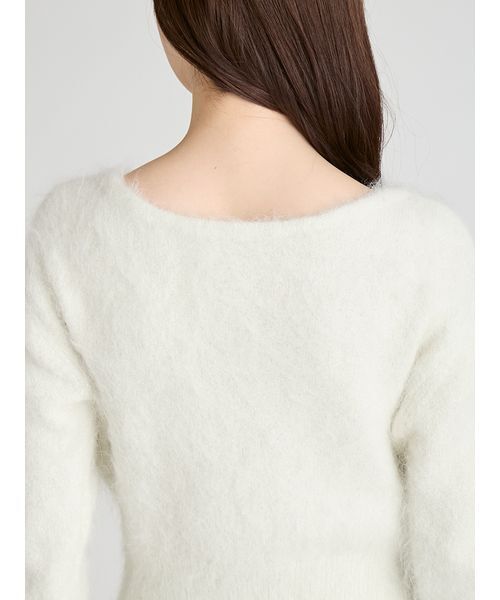 CELFORD（セルフォード）の「ツイストニットプルオーバー（ニット/セーター・レディース・アイボリー/グレー・F）」の8枚目の写真