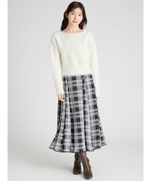 CELFORD（セルフォード）の「ツイストニットプルオーバー（ニット/セーター・レディース・アイボリー/グレー・F）」の15枚目の写真