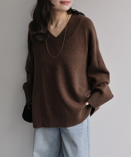 AP STUDIO. Vネックプルオーバーニット.ブラウン WEEKLY RANKING｜AP STUDIO｜AP STUDIO｜ブログ｜BAYCREW'S STORE
