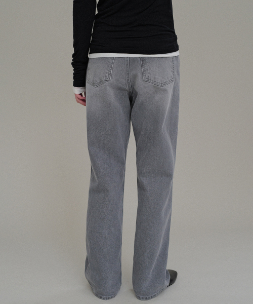ANDNEEDS（アンドニーズ）の「Brush washed denim (gray)（その他パンツ・レディース・その他・LARGE）」の3枚目の写真