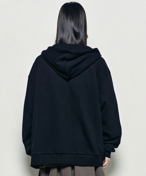 NICK&NICOLE(ニックアンドニコール)の「NICOLE PATCH WARM HOOD ZIP UP_BLACK(パーカー・レディース・その他・MEDIUM/LARGE)」の3枚目の写真