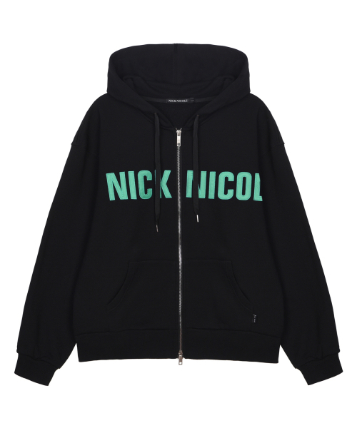 NICK&NICOLE(ニックアンドニコール)の「NICOLE PATCH WARM HOOD ZIP UP_BLACK(パーカー・レディース・その他・MEDIUM/LARGE)」の4枚目の写真