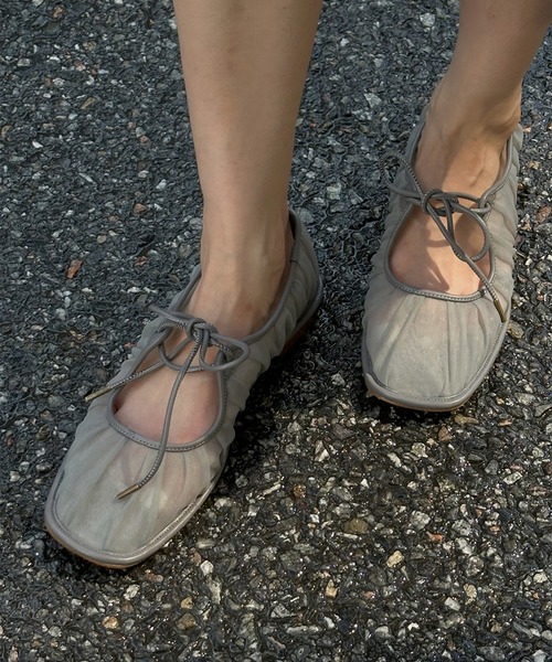 Ameri（アメリ）の「CONSTRUCTIVE HEEL BABOUCHE（パンプス）」 - WEAR