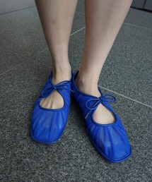 Ameri | MESH RIBBON FLAT SHOES(パンプス)
