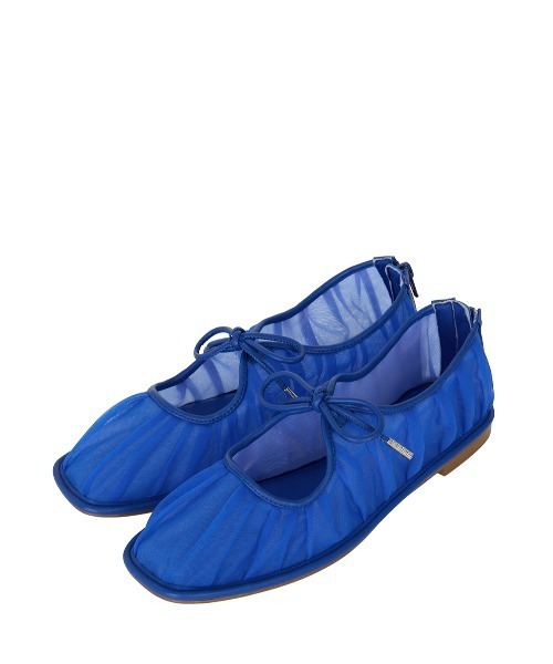 Ameri（アメリ）の「MESH RIBBON FLAT SHOES（パンプス・レディース・ブラウン/グレー/ブルー・SMALL/MEDIUM/LARGE）」の21枚目の写真