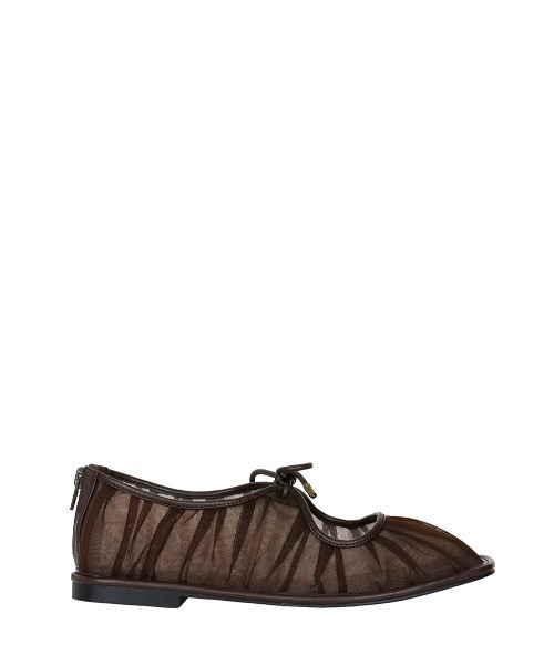 Ameri(アメリ)の「MESH RIBBON FLAT SHOES(パンプス・レディース・ブラウン/グレー/ブルー・SMALL/MEDIUM/LARGE)」の22枚目の写真