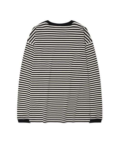 COVERNAT(カバーナット)の「ベーシックストライプロングスリーブ ブラック(Tシャツ/カットソー・レディース・その他・X-LARGE/SMALL/MEDIUM/LARGE)」の3枚目の写真