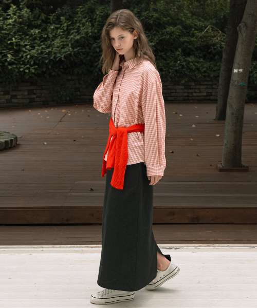 LAMINEZ(ラミネズ)の「ストレートマキシスカート - ブラックデニム(スカート・レディース・その他・MEDIUM/SMALL)」の2枚目の写真