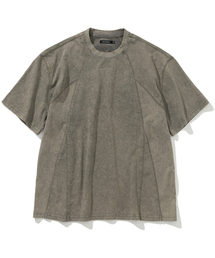 NOT4NERD(�m�b�g�t�H�[�i�[�h)��4 Cross Symbol Pigment Incision T-Shirts - Khaki(T�V���c/�J�b�g�\�[)