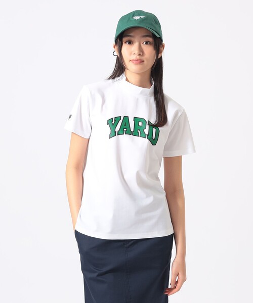 BEAMS GOLF(ビームスゴルフ)の「〈WOMEN〉ORANGE LABEL / YARD モックネックシャツ(Tシャツ/カットソー・レディース・ブラック/グリーン/ホワイト・MEDIUM/SMALL/LARGE)」の1枚目の写真