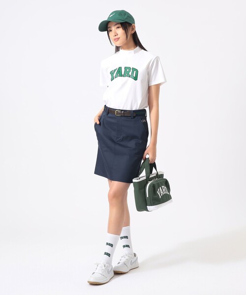 BEAMS GOLF(ビームスゴルフ)の「〈WOMEN〉ORANGE LABEL / YARD モックネックシャツ(Tシャツ/カットソー・レディース・ブラック/グリーン/ホワイト・MEDIUM/SMALL/LARGE)」の4枚目の写真