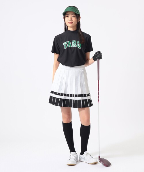BEAMS GOLF(ビームスゴルフ)の「〈WOMEN〉ORANGE LABEL / YARD モックネックシャツ(Tシャツ/カットソー・レディース・ブラック/グリーン/ホワイト・MEDIUM/SMALL/LARGE)」の6枚目の写真