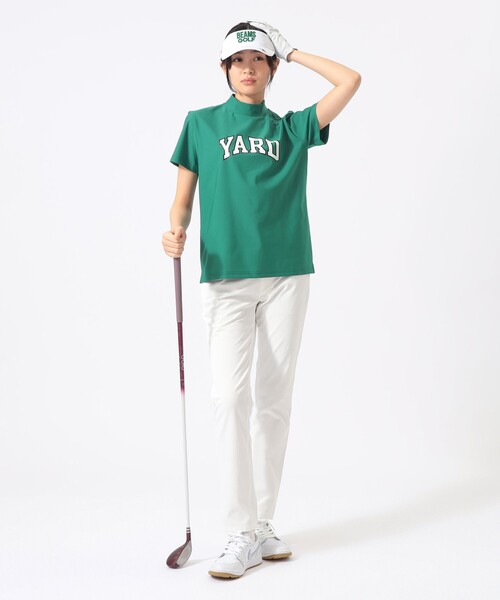 BEAMS GOLF(ビームスゴルフ)の「〈WOMEN〉ORANGE LABEL / YARD モックネックシャツ(Tシャツ/カットソー・レディース・ブラック/グリーン/ホワイト・MEDIUM/SMALL/LARGE)」の8枚目の写真