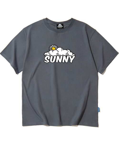 TRIPSHION(トリップション)の「サニー&クラウドグラフィックTシャツ - グレー(Tシャツ/カットソー・メンズ・その他・LARGE/MEDIUM/X-LARGE)」の1枚目の写真