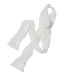 HETIT（ヘティ）の「リンクルローズスカーフ（ホワイト）（バンダナ/スカーフ）」