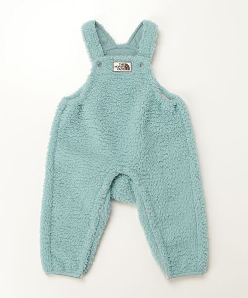 THE NORTH FACE（ザノースフェイス）の「ザ ノース フェイス THE NORTH FACE B Cuddle Fleece Overall_ベビーカドルフリースオーバーオール（その他ベビーウェア・キッズ・ベージュ/ブルー/アイボリー・90cm/80ｃｍ）」の3枚目の写真