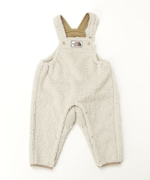 THE NORTH FACE（ザノースフェイス）の「ザ ノース フェイス THE NORTH FACE B Cuddle Fleece Overall_ベビーカドルフリースオーバーオール（その他ベビーウェア・キッズ・ベージュ/ブルー/アイボリー・90cm/80ｃｍ）」の2枚目の写真