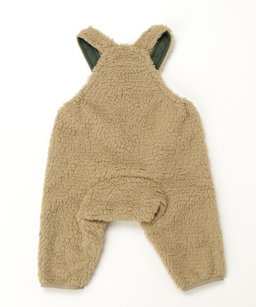 THE NORTH FACE（ザノースフェイス）の「ザ ノース フェイス THE NORTH FACE B Cuddle Fleece Overall_ベビーカドルフリースオーバーオール（その他ベビーウェア・キッズ・ベージュ/ブルー/アイボリー・90cm/80ｃｍ）」の4枚目の写真