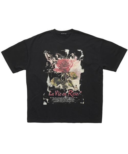 THE GREATEST(ザ グレイテスト)の「La Vie en Rose T-Shirt Black(Tシャツ/カットソー・メンズ・その他・FREE)」の2枚目の写真