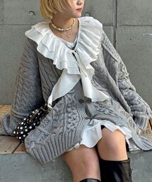 CIAOPANIC | パッチワークチロリアンケーブルカーディガン(カーディガン/ボレロ)