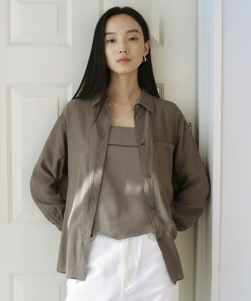 SEASONAL COLLECTION＞シアー シャツ（シャツ/ブラウス）｜green label 