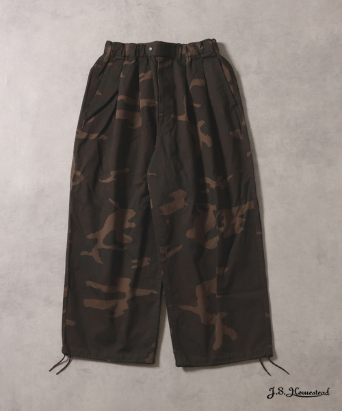 JOURNAL STANDARD J.S HOMESTEAD（ジャーナルスタンダードホームステッド）の「J.S.Homestead / ウッドランドカモ エア クルー パンツ（その他パンツ・メンズ・カーキ/ブラウン系その他・LARGE/MEDIUM）」の2枚目の写真