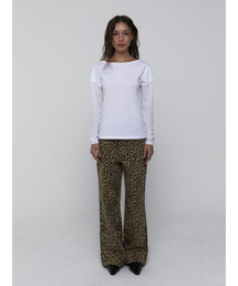 [VISUS x OF MY ON]Cotton Leopard Pants_Beige