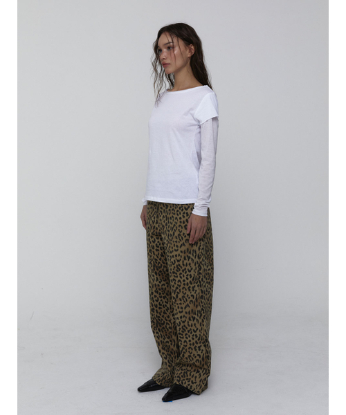 VISUS（ヴィスシュ）の「[VISUS x OF MY ON]Cotton Leopard Pants_Beige（その他パンツ・レディース・その他・SMALL/MEDIUM）」の2枚目の写真