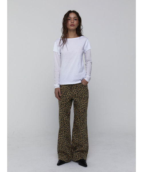 VISUS（ヴィスシュ）の「[VISUS x OF MY ON]Cotton Leopard Pants_Beige（その他パンツ・レディース・その他・SMALL/MEDIUM）」の4枚目の写真