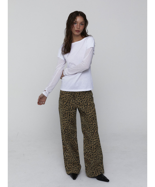 VISUS（ヴィスシュ）の「[VISUS x OF MY ON]Cotton Leopard Pants_Beige（その他パンツ・レディース・その他・SMALL/MEDIUM）」の5枚目の写真