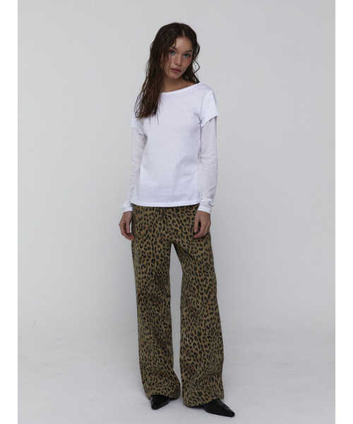 VISUS（ヴィスシュ）の「[VISUS x OF MY ON]Cotton Leopard Pants_Beige（その他パンツ・レディース・その他・SMALL/MEDIUM）」の6枚目の写真