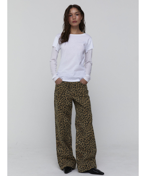 VISUS（ヴィスシュ）の「[VISUS x OF MY ON]Cotton Leopard Pants_Beige（その他パンツ・レディース・その他・SMALL/MEDIUM）」の7枚目の写真