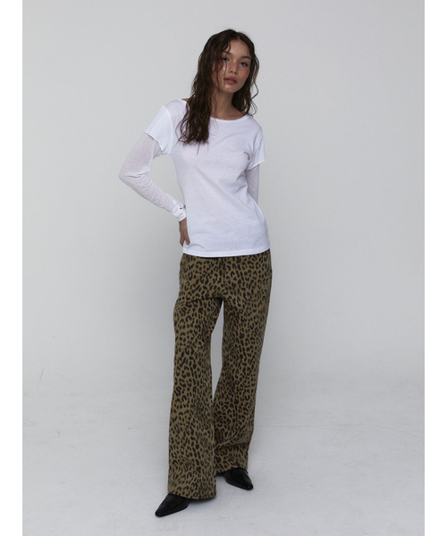 VISUS（ヴィスシュ）の「[VISUS x OF MY ON]Cotton Leopard Pants_Beige（その他パンツ・レディース・その他・SMALL/MEDIUM）」の8枚目の写真