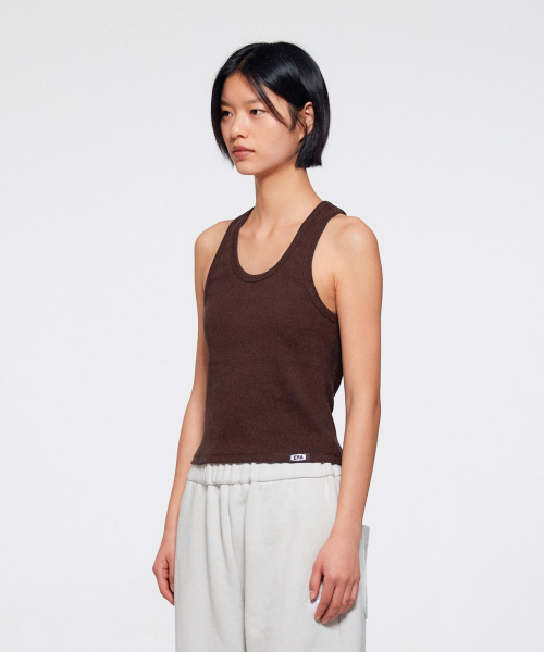ERA(エラ)の「ウィメンズ ERA ヘビー ノースリーブ - ブラウン(Tシャツ/カットソー・レディース・その他・SMALL/MEDIUM)」の3枚目の写真