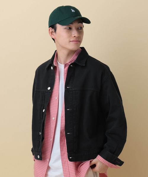 RAGEBLUE(レイジブルー)の「12OZデニム/トラッカージャケット【セットアップ対応】(デニムジャケット・メンズ・ライトブルー/ブラック/ネイビー/ベージュ・LARGE/MEDIUM)」の10枚目の写真