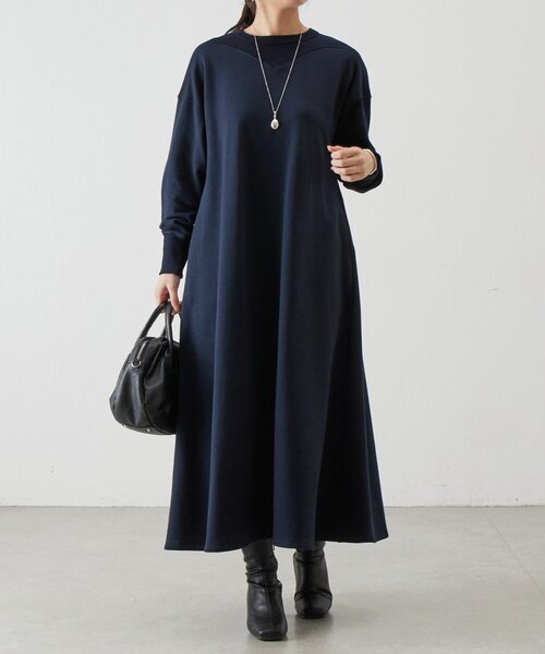 切り替え裏毛ワンピース（ワンピース）｜BEARDSLEY（ビアズリー）の