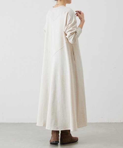 切り替え裏毛ワンピース（ワンピース）｜BEARDSLEY（ビアズリー）の