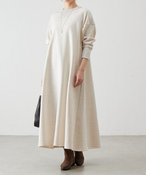 切り替え裏毛ワンピース（ワンピース）｜BEARDSLEY（ビアズリー）の