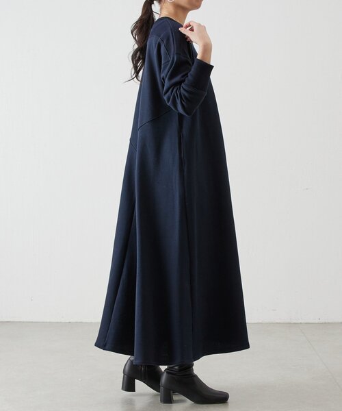 切り替え裏毛ワンピース（ワンピース）｜BEARDSLEY（ビアズリー）の