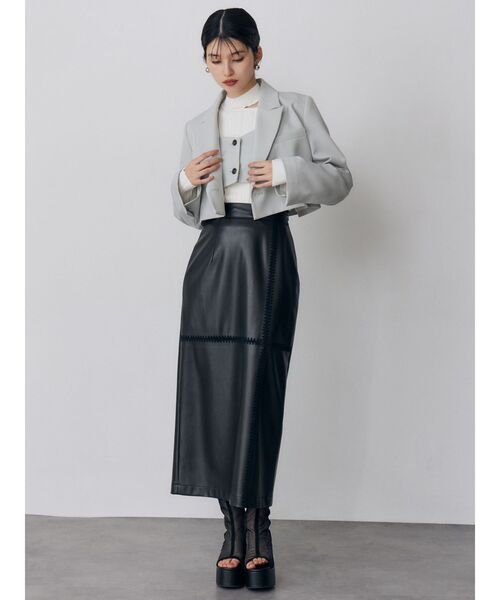 MURUA(ムルーア)の「【セットアップ対応】2wayイレヘムビスチェ(その他トップス・レディース・ベージュ/ミント/グレー/ブラック・FREE)」の14枚目の写真