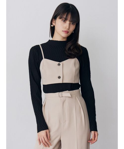MURUA(ムルーア)の「【セットアップ対応】2wayイレヘムビスチェ(その他トップス・レディース・ベージュ/ミント/グレー/ブラック・FREE)」の16枚目の写真