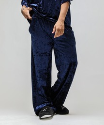 VANQUISH / ヴァンキッシュ VA embroidery ベロアパンツ