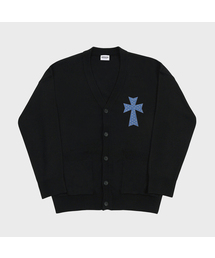 GRAVER（グレーバー）の「[UNISEX] DOT CROSS Embroidered Knit Cardigan_2color（カーディガン/ボレロ）」